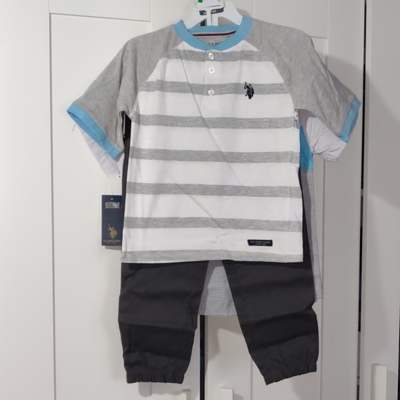 U.S. Polo ASSN.  Boys  set 3 piece - Picture 5 of 10